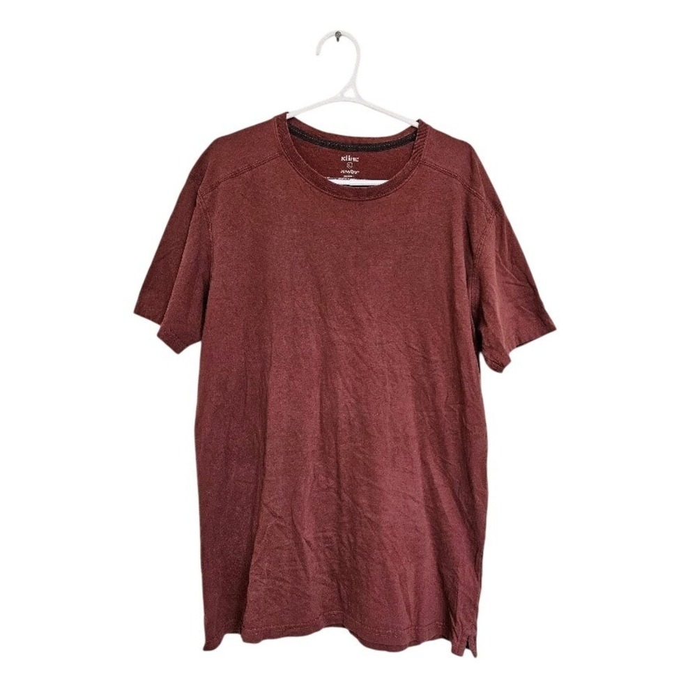 Kuhl Bravado Wildfibre Organic Cotton Shirt Mens Large Red Short Sleeve Tee